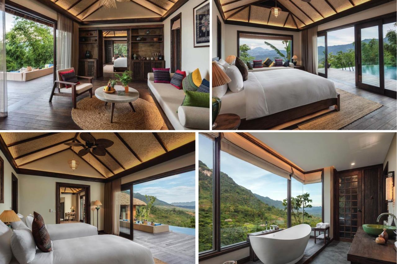 Các không gian của Senna Hilltop Pool Villa 2 phòng ngủ